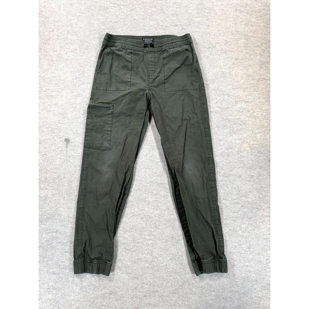 Levis Signature Mens XL Olive Green Ripstop Jogger Pants Tapered A2920-0000